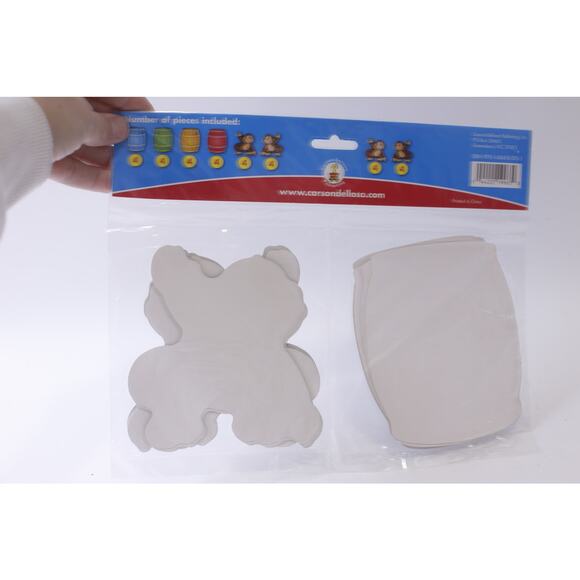 Monkeys and Barrels Cut-out Buddies, Paper Figures, Party Decor, ~ 250113-WH 33 - Picture 2 of 2